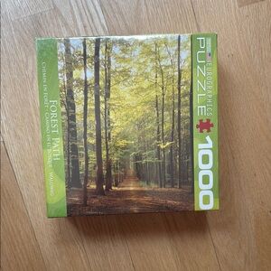 New wrapped Eurographics Forest Path Puzzle 1000 Pieces